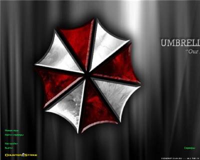 Mеню игры для CS 1.6 - Umbrella corporation