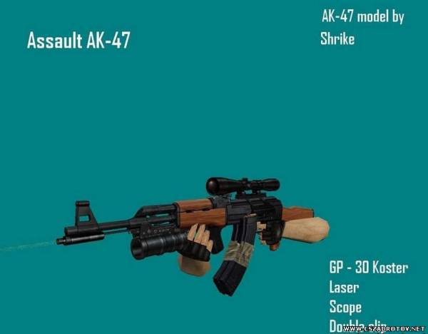 Модель Assault AK-47 для cs 1.6